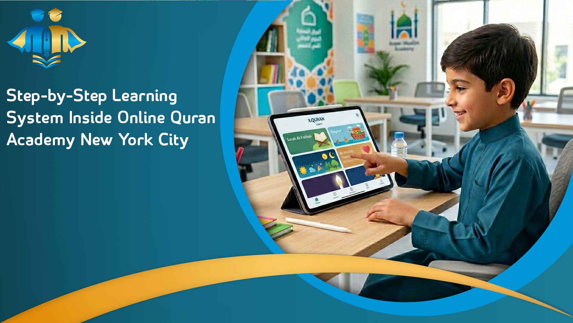 Step-by-Step Learning System Inside Online Quran Academy New York City
