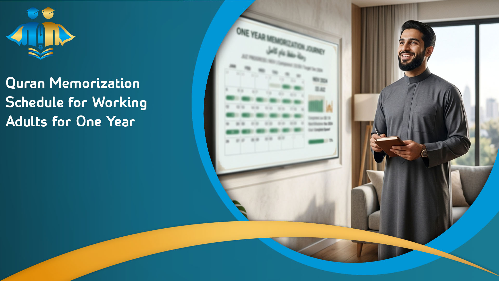Quran Memorization Schedule for Working Adults for One Year